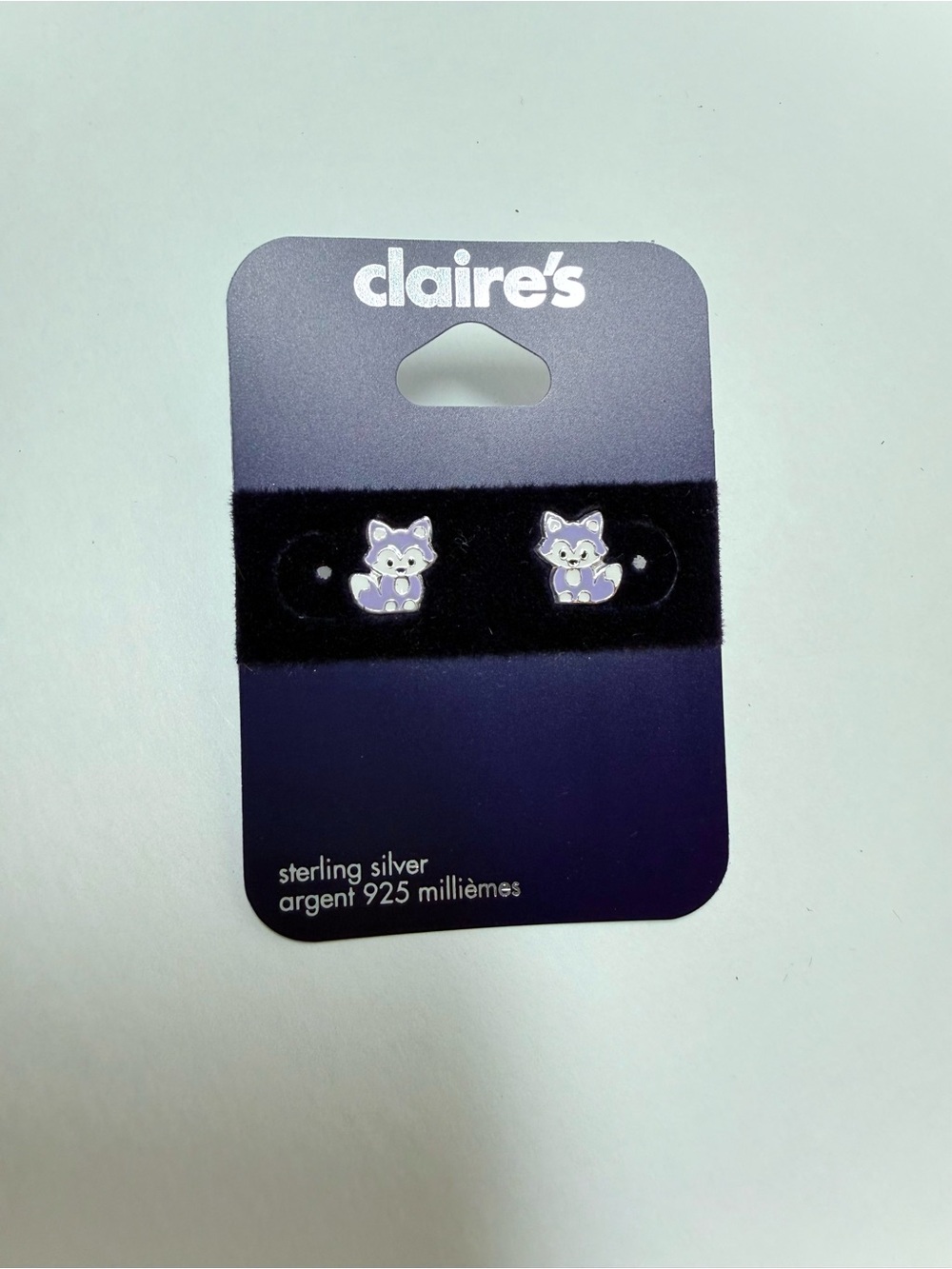 Claire's Sterling Silver Round Stud Earrings - Silver